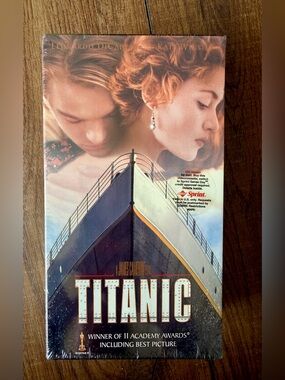 Titanic VHS 2 Tape Set Factory Sealed Brand New